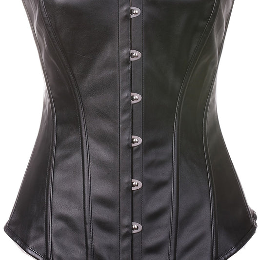 Strapless Corset Bustier Lace Up Body Shaper Lingerie