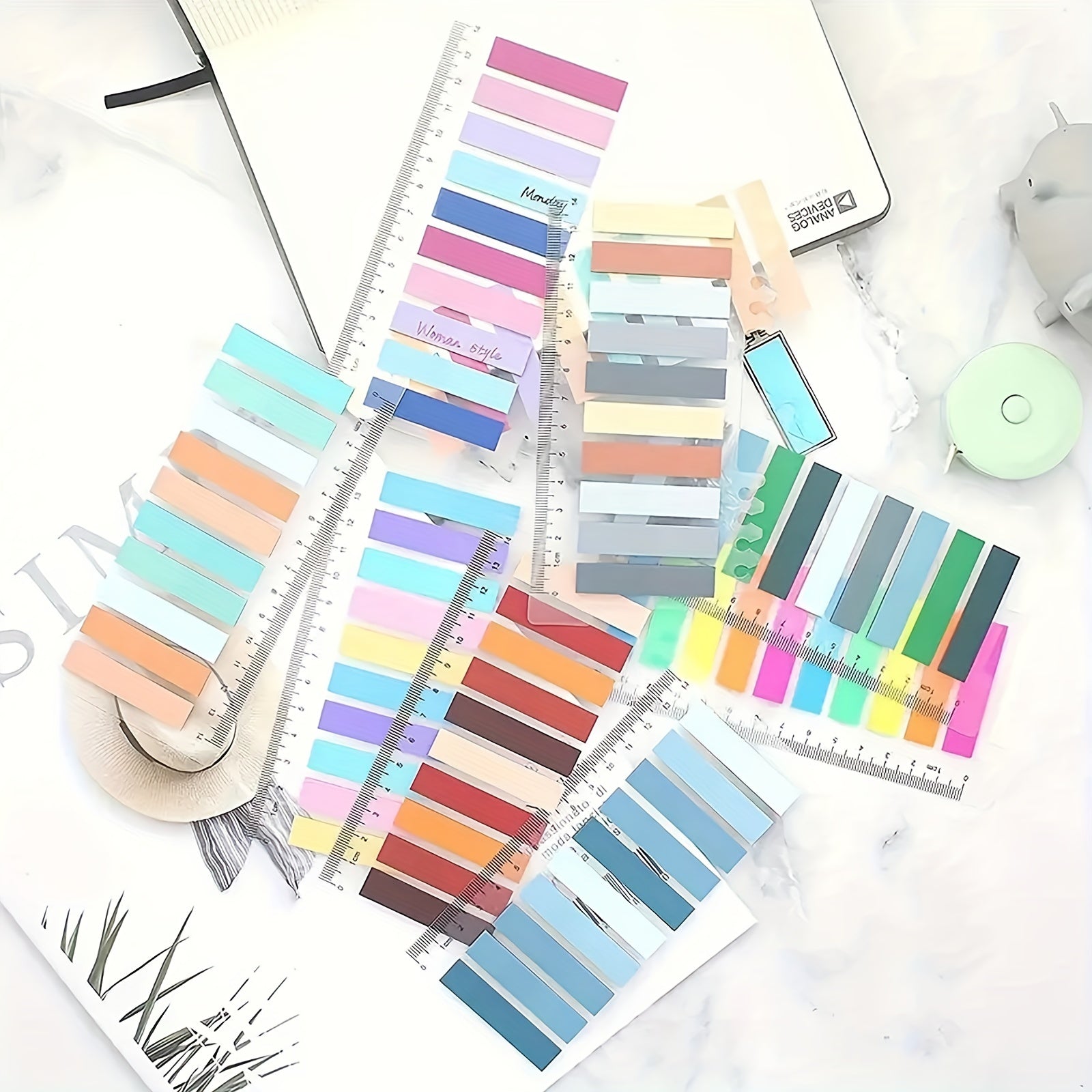 1600 Morandi Transparent Sticky Notes