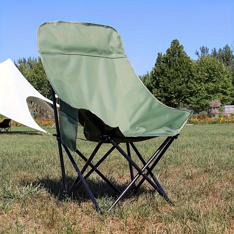 Portable Folding Moon Chair Outdoor Leisure Chair For Beach Fishing Camping