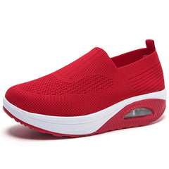 Breathable Slip on Running Sneakers Anti-Slip Air Cushion Casual Shoes