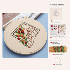 3D Plants & Animals Embroidery DIY Material Pack