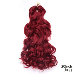 Pre Stretched Bouncy Braiding Hair Loose Wavy French Curly Braiding Hair