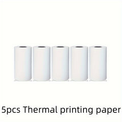 3pcs Mini Printer Paper Thermal Label Sticker Colorful Adhesive Paper 57mm 25mm