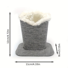 Plush-Lined Eyeglass Frame Holder for Men