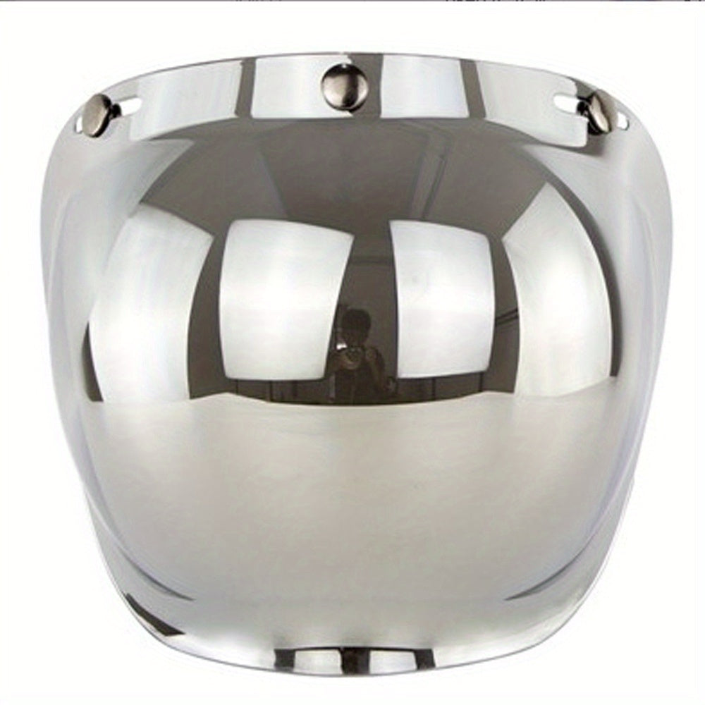 Open Face Helmet Visor Bubble Flip Up Motorcycle Visor Lens Accessory