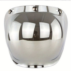 Open Face Helmet Visor Bubble Flip Up Motorcycle Visor Lens Accessory