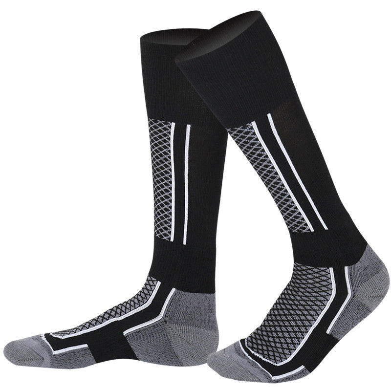 Heated Crew Boot Socks For Men Winter Warm Thermal Socks