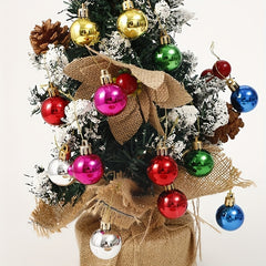 12pcs Colorful Christmas Tree Balls Pendants