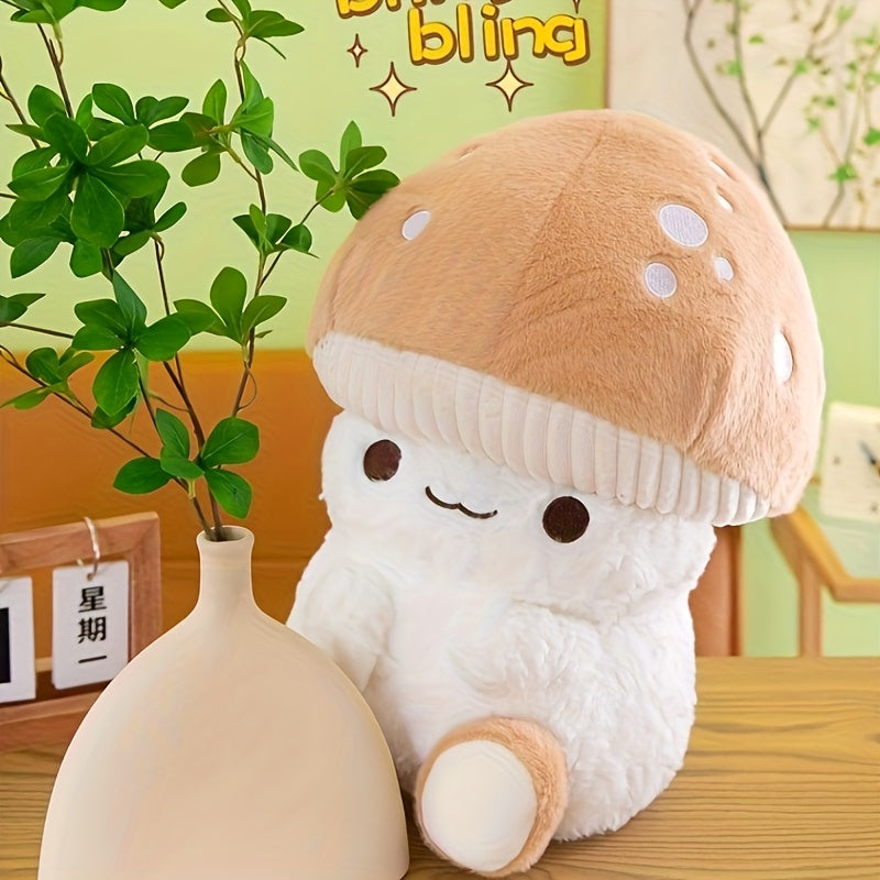 13 77in Mushroom Plush Toy Mushroom Doll Sofa Decoration Gift