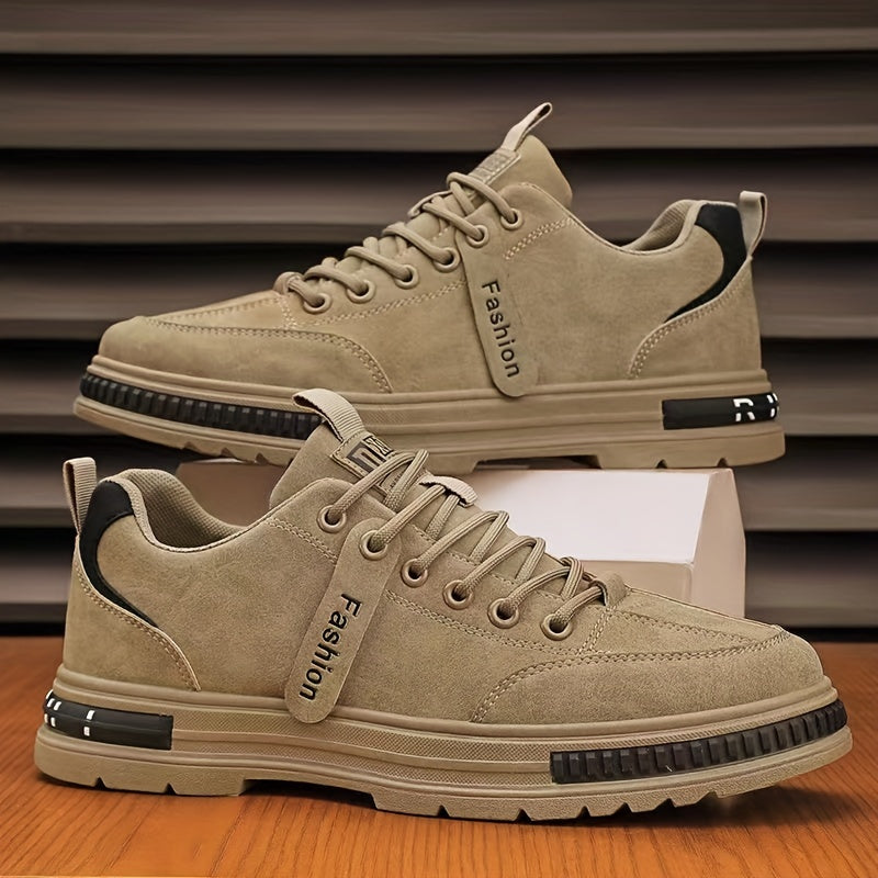 Men's Lace up Sneakers Casual Walking Shoes Comfortable And Breathable