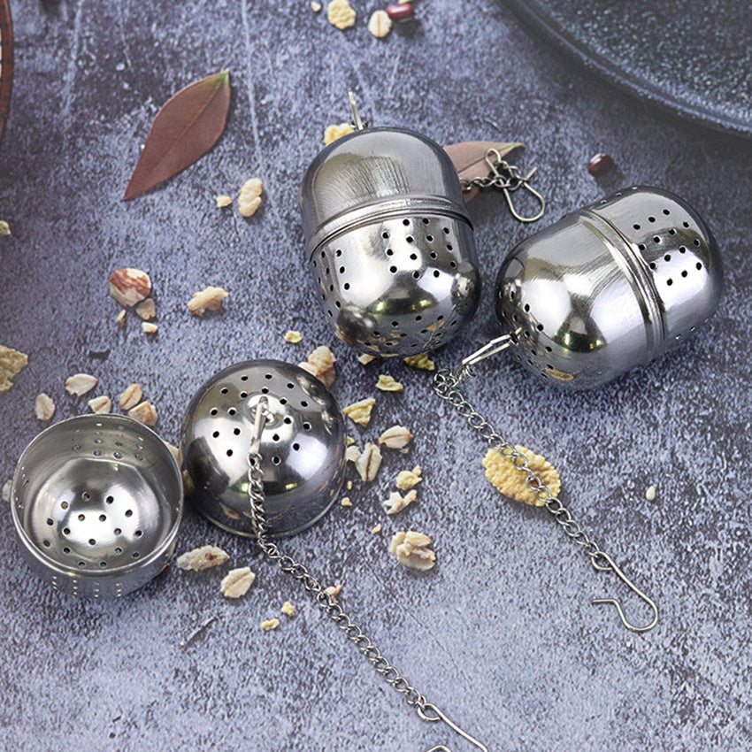 Stainless Steel Tea Ball Infuser Strainer Filter Loose Leaf Tea Spice