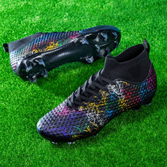 Men's AG Anti Skid Spiked Soccer Shoes for Outdoor & Indoor Games