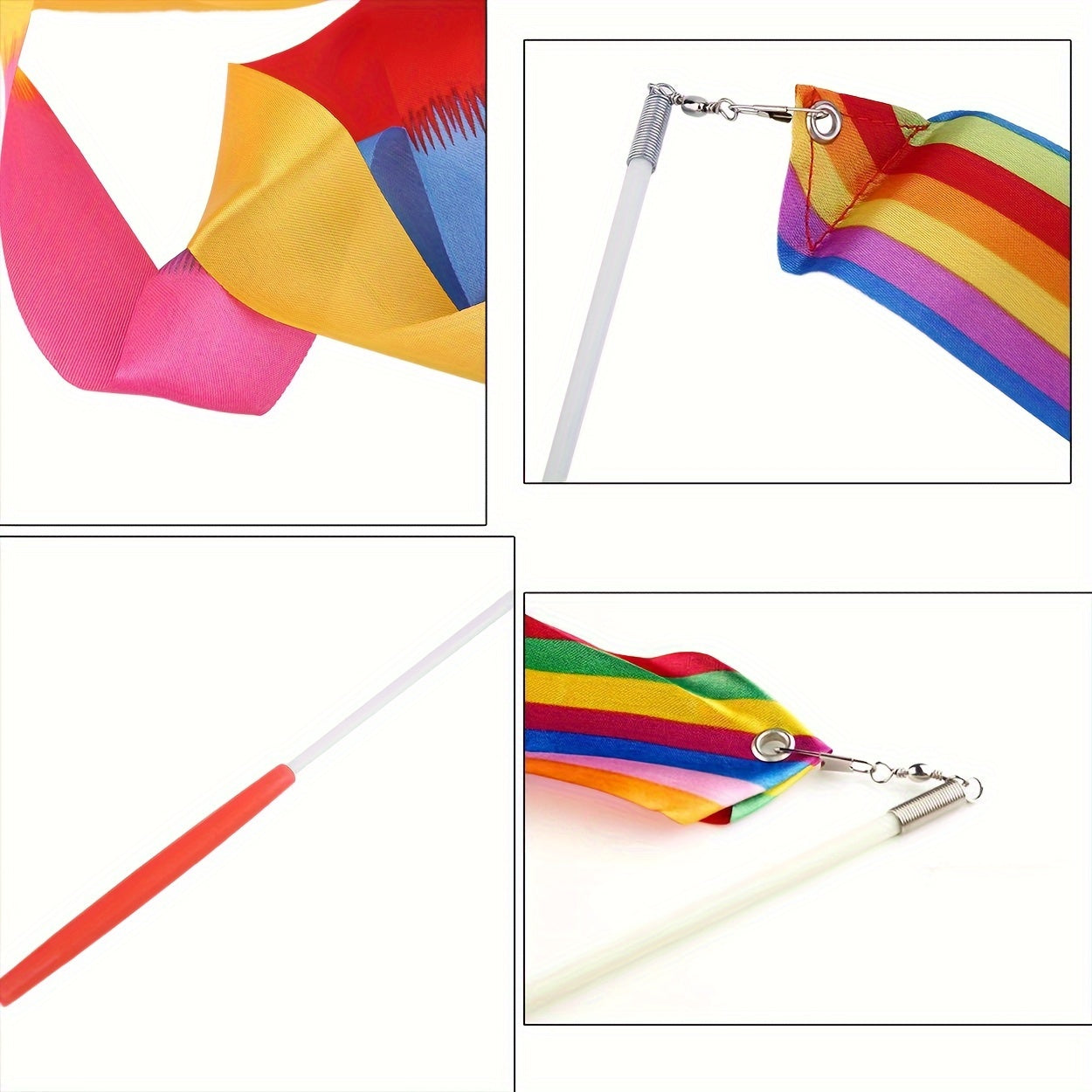 4M Gym Dance Ribbon Rhythmic Art Performance Accessory