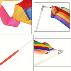 4M Gym Dance Ribbon Rhythmic Art Performance Accessory