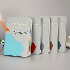 2026 Personalized Custom Text Notebook Daily Planner 365 Calendar