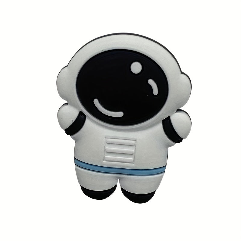10pcs Astronaut Shoe Charm PVC Decorations for Boys and Girls