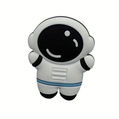 10pcs Astronaut Shoe Charm PVC Decorations for Boys and Girls