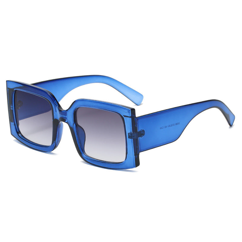 Retro Square Sunglasses for Women Vintage Thick Frame Glasses