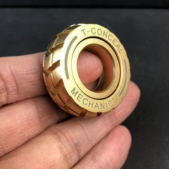 Metal Ring Spinning Top Durable Smooth Surface Indoor Outdoor Toy