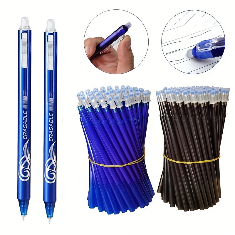 13pcs 0.5mm Erasable Gel Pen Set with High Bullet Washable Handle