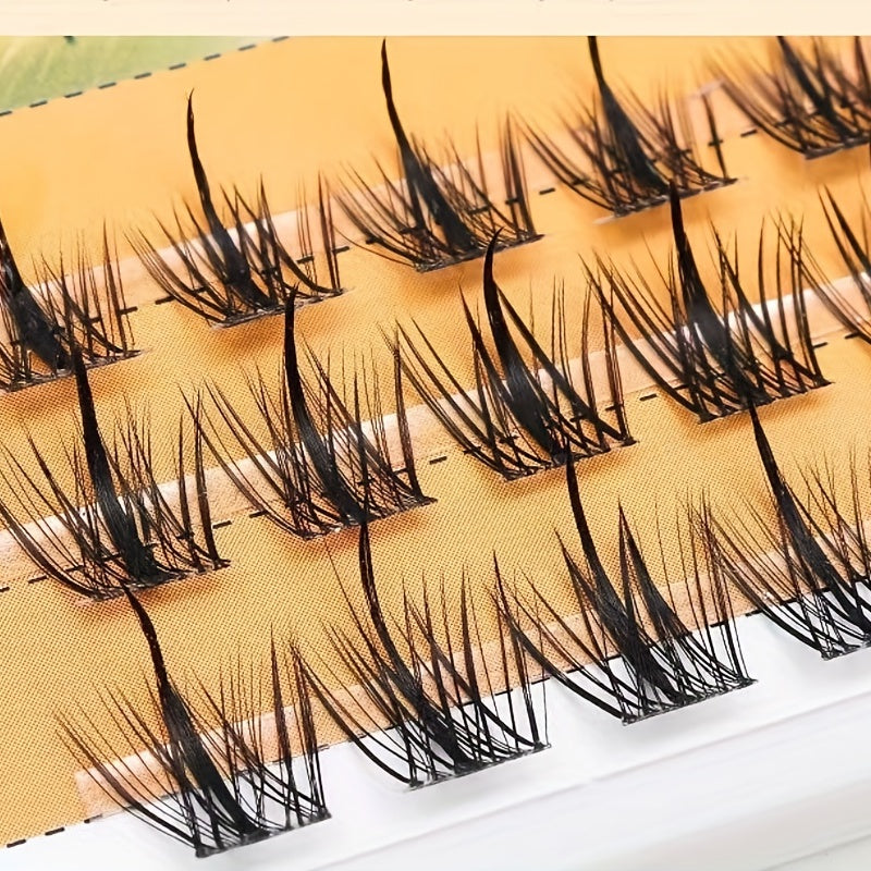 False Eyelashes Grafting Natural Thick Single Cluster Planting