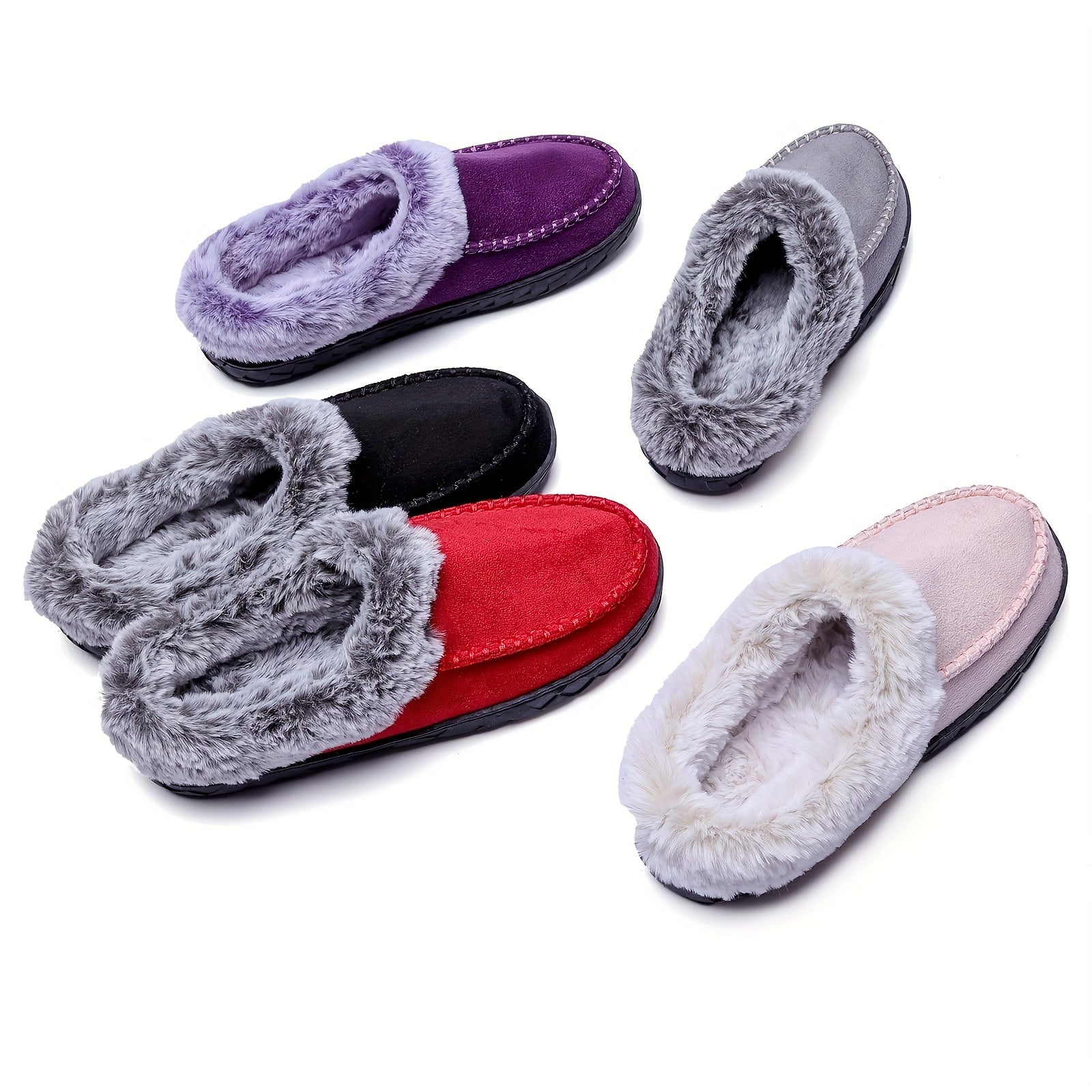 Plush Lined Thermal Snow Boots Fall Winter Keep Warm Comfortable Flat