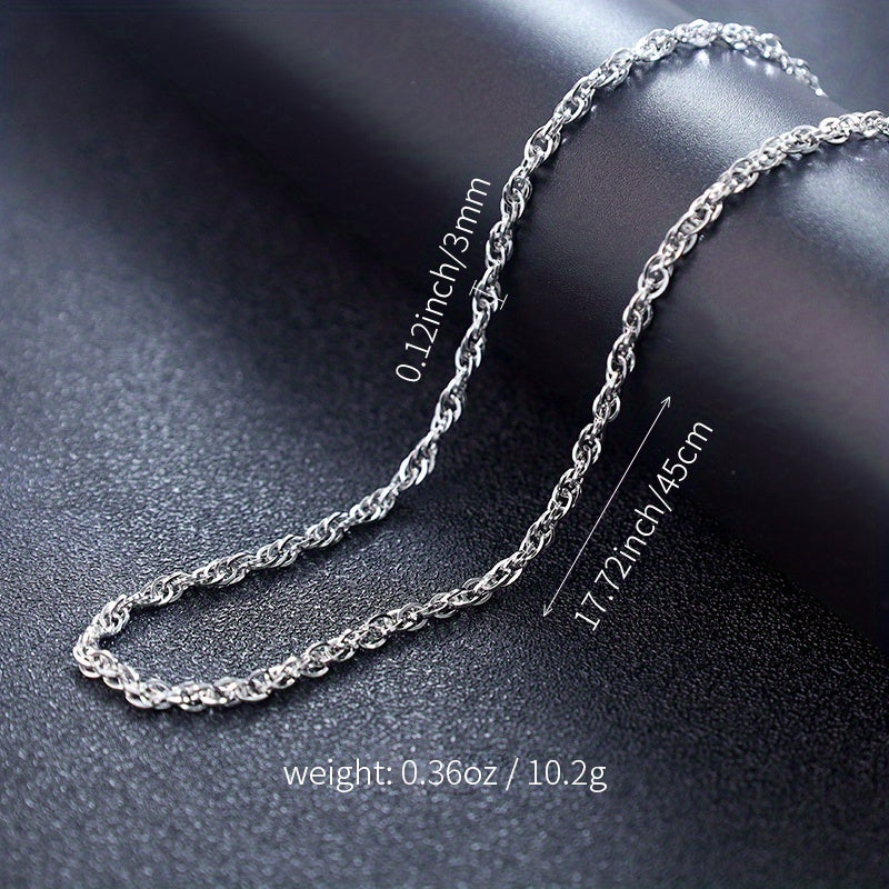 S925 Men's Hip Hop Sterling Silver Necklace Chain Variety