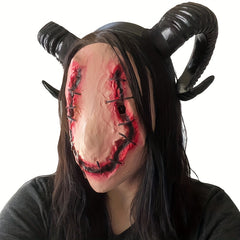 Scary Devil Mask for Men Halloween Party Costume Props