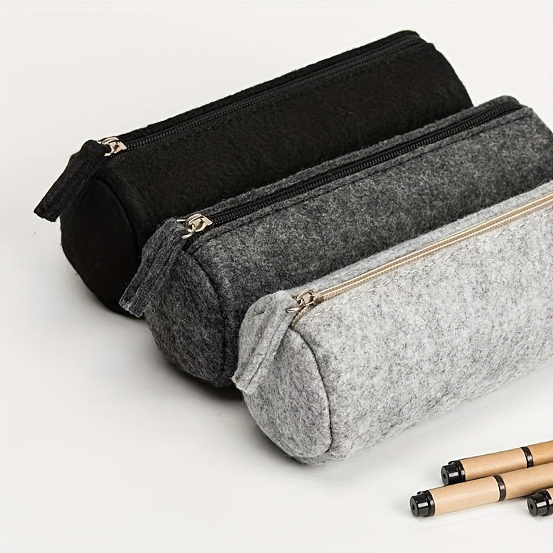 Large Capacity Felt Pen Bag School Supplies