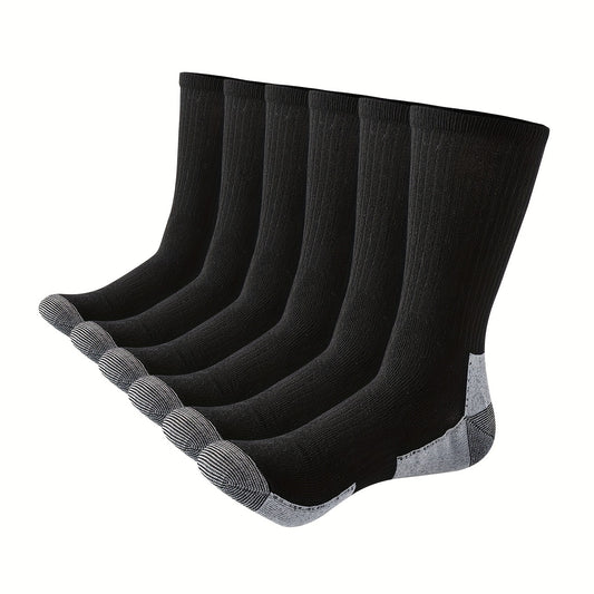 ACEFINE Men's Mid calf Socks Outdoor Sports Sweat absorbent Socks