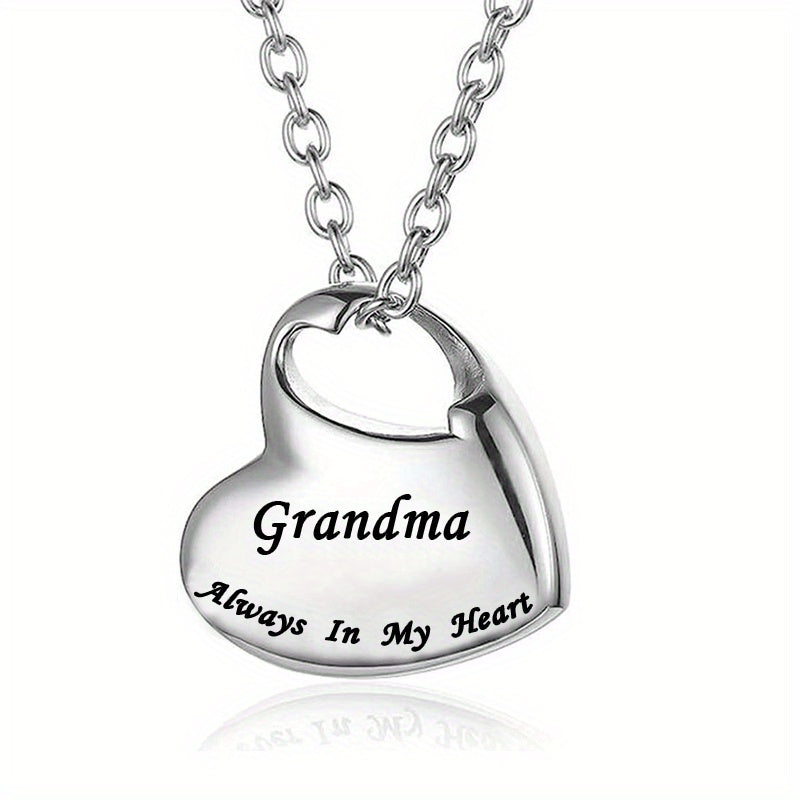 Cat Cremation Urn Necklace Stainless Steel Keepsake Pendant for Pet Ashes