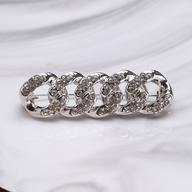 Men's Rhinestone Alloy Pin