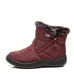 Thermal Fur Lined Snow Boots Non Slip Winter Boots