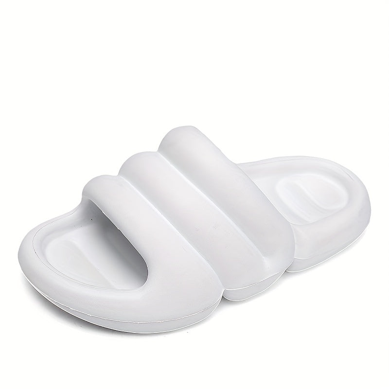 Men's Non Slip Platform Slides Soft Sole Cloud Slides