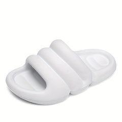 Men's Non Slip Platform Slides Soft Sole Cloud Slides