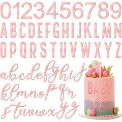 Acrylic Number Alphabet Cake Topper 0 9 Numbers A Letter Name Cupcake Toppers