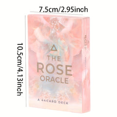 44pcs Tarot Cards Board Game Cards Rose Oracle Cards