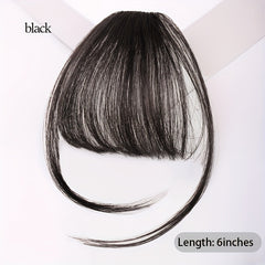 Synthetic Air Bangs Hair Extensions Clip On
