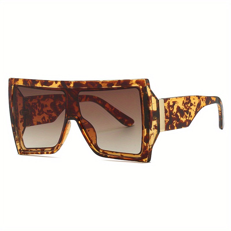 Oversized Gradient Sunglasses UV400 for Summer Beach Party