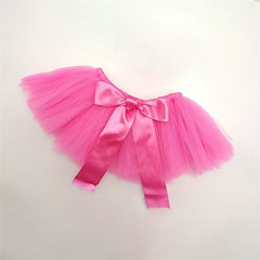 Newborn Pink Baby Photography Props Tutu Skirt & Headband