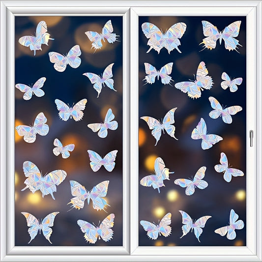28pcs Butterfly Window Stickers Anti Collision Decals Glass Alert