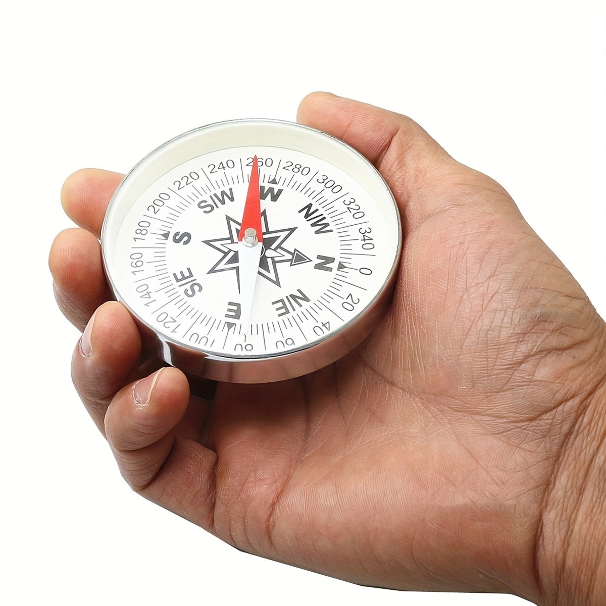 Outdoor Aluminum Compass for Sailing Cycling Hiking