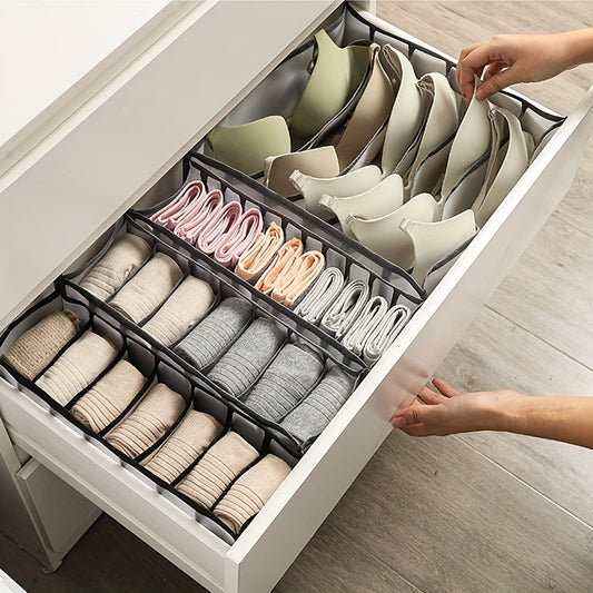 Underwear Drawer Organizer Storage Box Divider Socks Bra