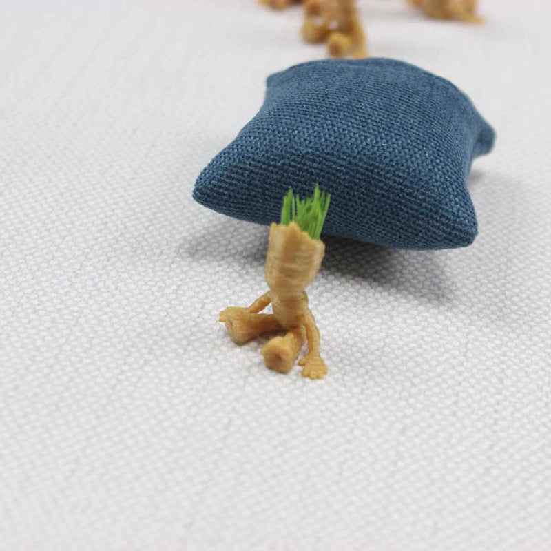 Mini Bonsai Green Plants for DIY Dollhouse Scene Modeling