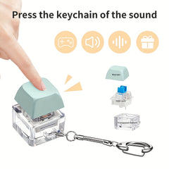 Keyboard Fidget Keychain Decompression Toy - Stress Relief Gift