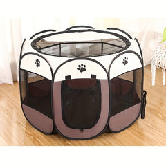 Breathable Mesh Pet Cage For Dogs And Cats Easy Transition Room
