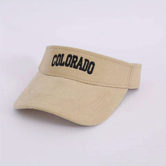 Men's Embroidered Letter Sun Hat Wide Brim Peaked Cap