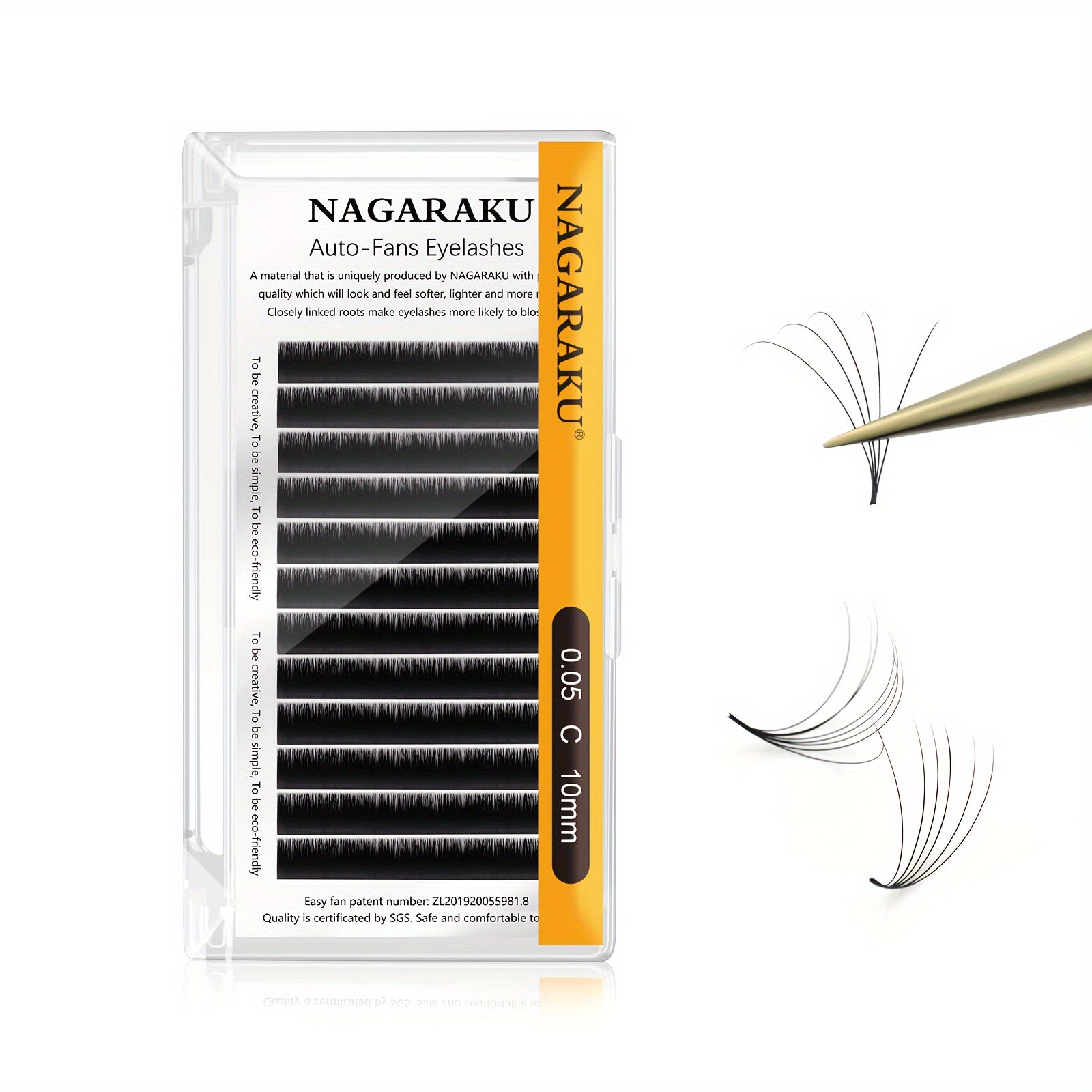 Fast Blooming Premade Fans Volume False Eyelashes