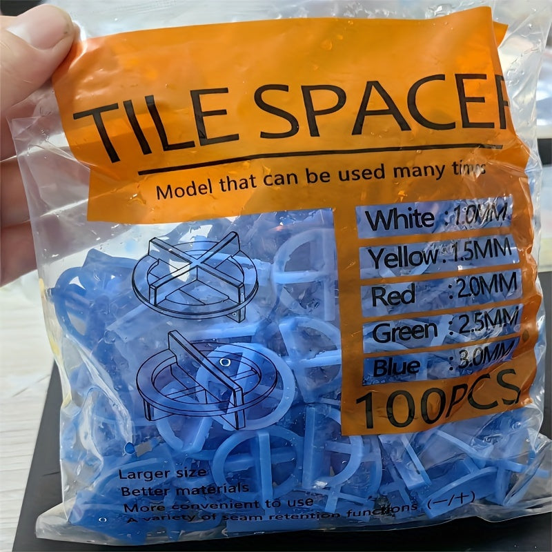 100pcs Ceramic Tile Laying Methods, Floor or Wall Tile Spacing 1.5
