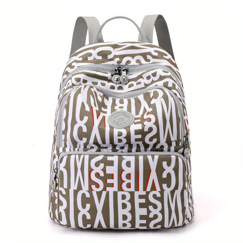 Flower Print Backpack Carry On Travel Bag For Luggage